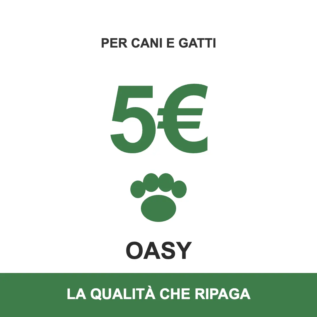 Cashback Oasy La qualita che ripaga, 5 euro di rimborso