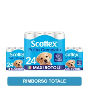 Cashback Scottex Bennet, spendi 20 euro e ricevi 20 euro di rimborso
