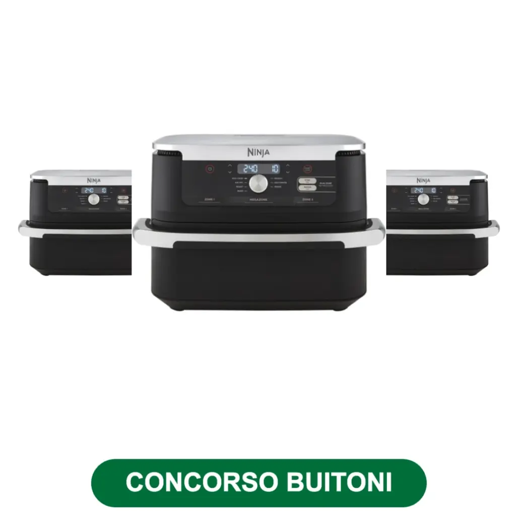 Concorso Buitoni Passione Panzerotti friggitrice ad aria Ninja FlexDrawer