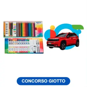 Concorso Giotto Torna a scuola in Grande Panda set Artiset Fiat Grande Panda