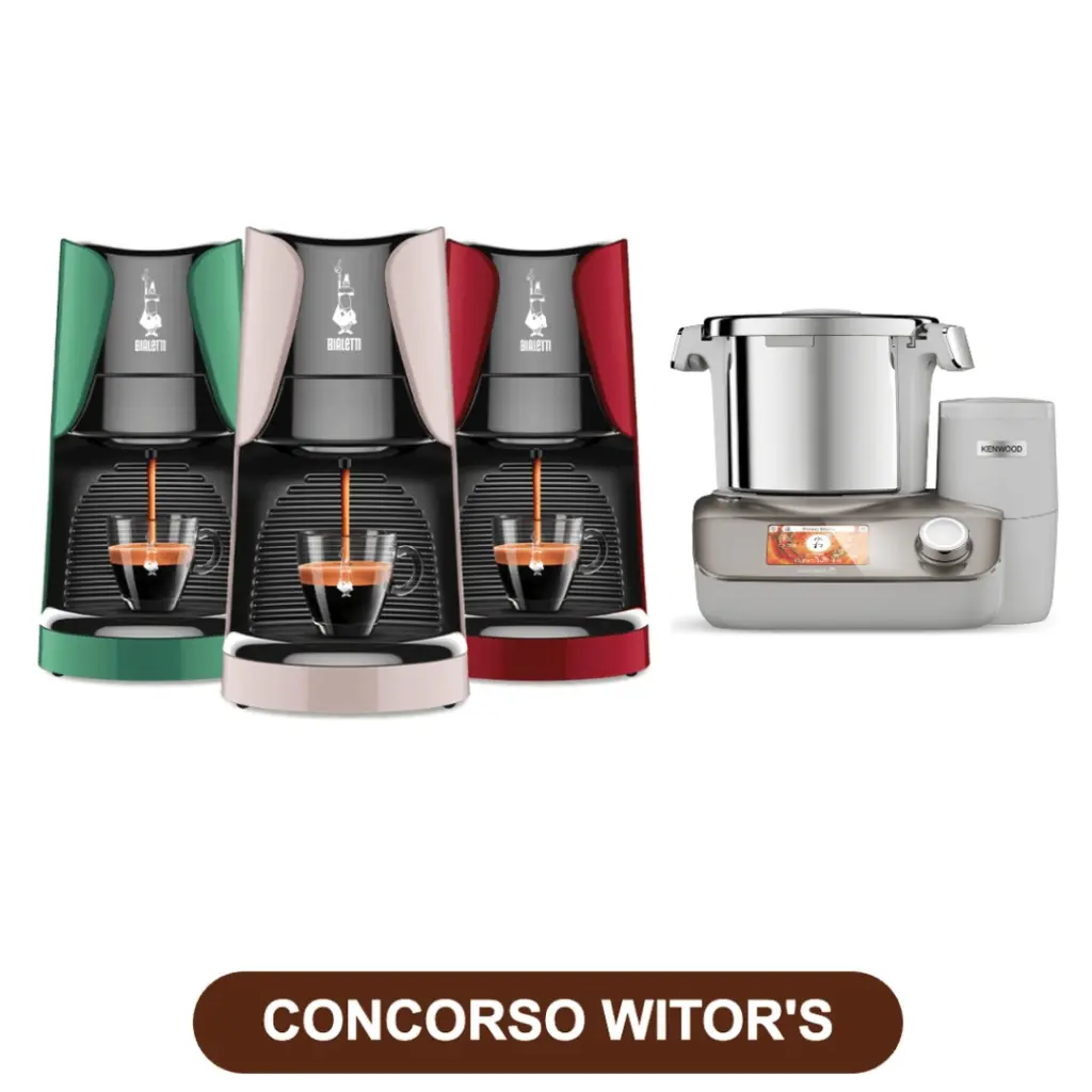 Concorso Witor's Vinci il piacere all'italiana Bialetti Dama Kenwood CookEasy+