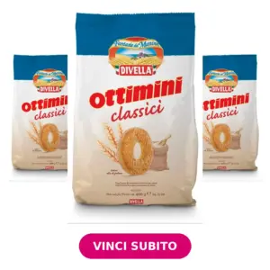 Concorso Divella Inzuppa e Vinci, biscotti Ottimini Divella