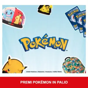 Zaino, cappellino e carte Pokémon in palio nel concorso Kellogg's Back to School