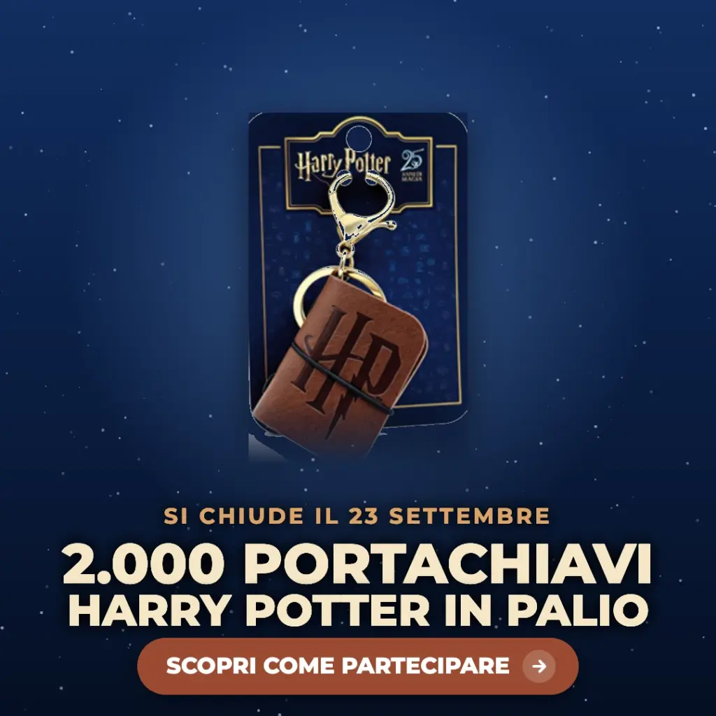 Portachiavi Harry Potter in palio con il concorso Vinci la Magia di Acqua & Sapone