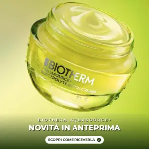 Vasetto Biotherm Aquasource+ Electrolyte Nutri Cream, novità in anteprima, scopri come riceverla gratis a casa