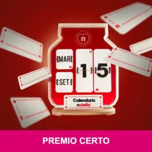 Calendario perpetuo Nutella premio certo con 25 euro di spesa Nutella e Kinder