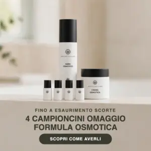 Kit di 4 campioncini omaggio della linea Formula Osmotica di Farmacisti Preparatori con siero e crema