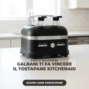 Tostapane KitchenAid Artisan nero opaco in palio nel concorso biG e Roberto