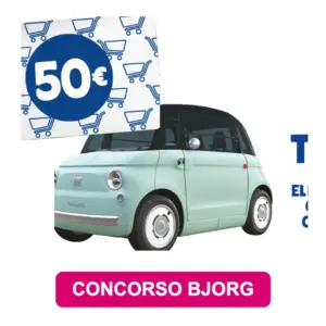 Concorso Bjorg 2026: buono spesa da 50 euro e Fiat Topolino in palio