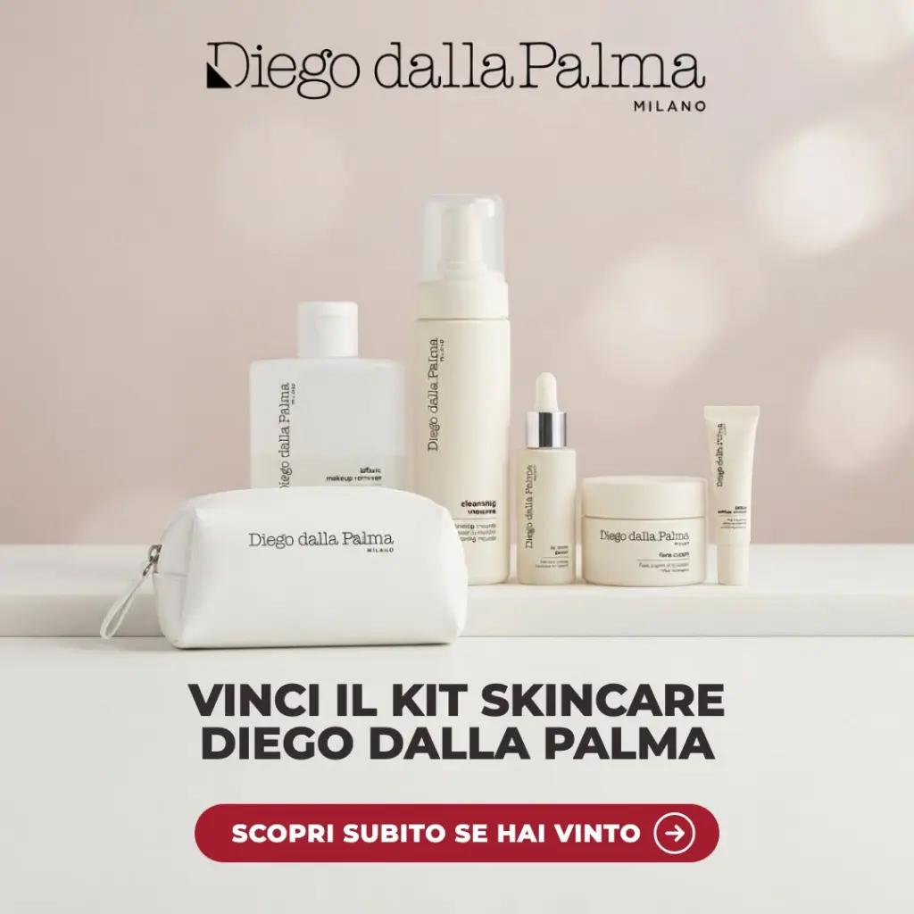 Kit skincare Diego Dalla Palma in palio nel giveaway Skin Manifesto