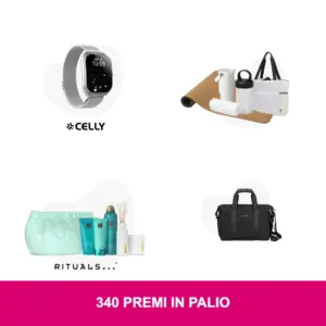 Concorso Lines Specialist Vivi a Colori: smartwatch Celly, set wellness, cofanetto Rituals Karma, borsone Spalding