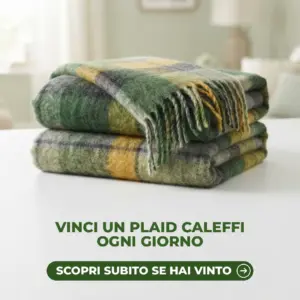 Plaid Caleffi in palio nel concorso Casa Eridania