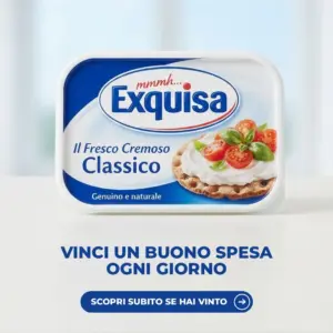 Concorso Exquisa con buono spesa ogni giorno