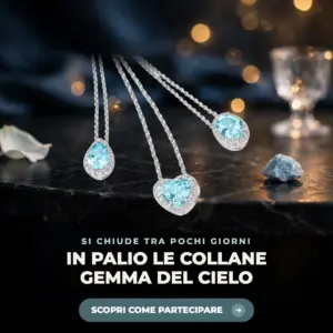 Le tre collane Miluna con Gemma del Cielo in palio nel concorso Miss Miluna