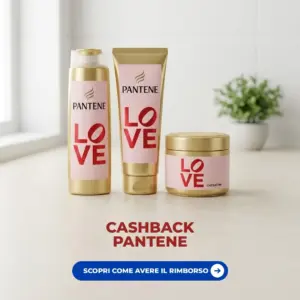 Prodotti Pantene Love Is In The Hair per il cashback Pantene Rimborsa