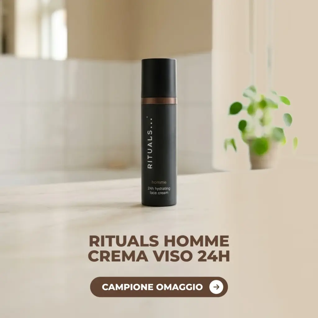 Campione omaggio Rituals Homme 24H Hydrating Face Cream