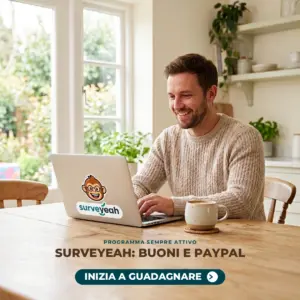guadagna buoni Amazon e PayPal con i sondaggi Surveyeah