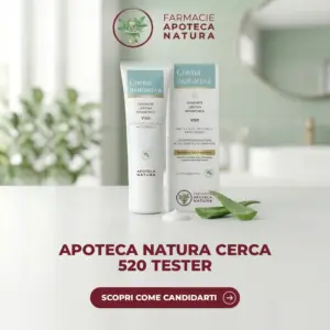 Crema Multiattiva Viso Apoteca Natura, tubo e confezione, Apoteca Natura cerca 520 tester