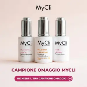 Campione omaggio MyCli: sieri viso Alfacall, C-Recharge e HA-Plast