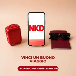 Concorso NKD: scarica l'app e vinci un buono viaggio da 3.000 euro