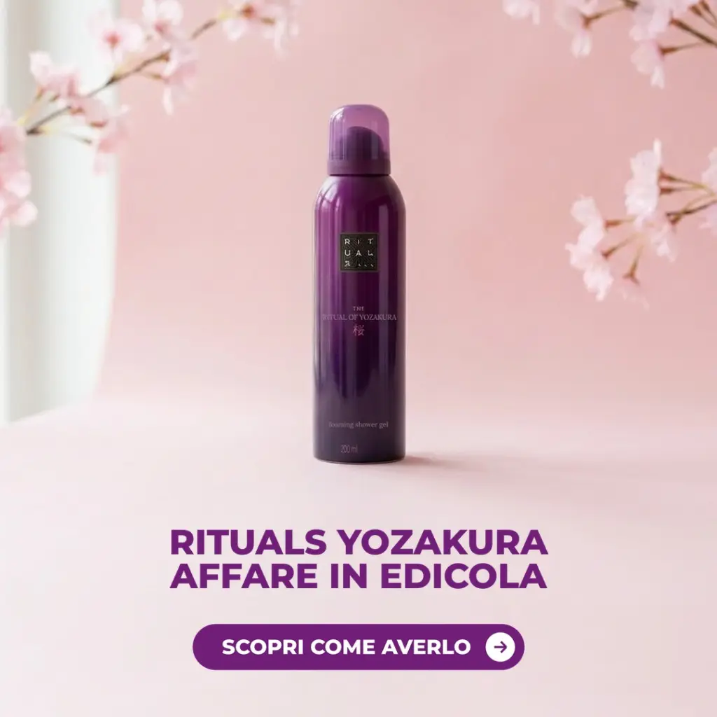 Foaming Shower Gel Rituals The Ritual of Yozakura 200 ml, allegato a Vanity Fair
