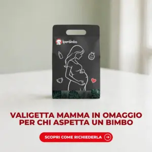 Valigetta Mamma Iperbimbo con agende, campioni omaggio e buoni sconto per la gravidanza